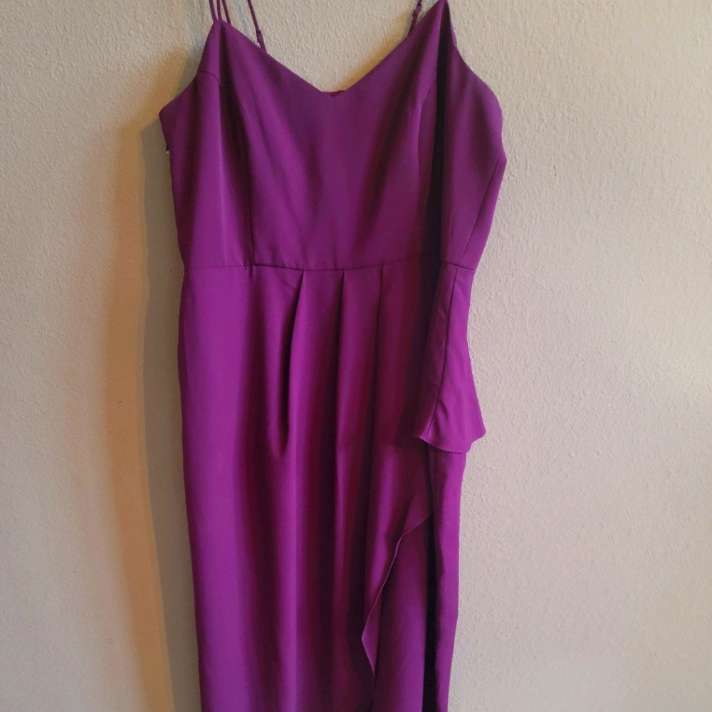 Wine Cocktail Dress